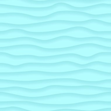 Gölgelerin içinde ışık mavi renkleri ile dalgalı çizgiler soyut seamless modeli