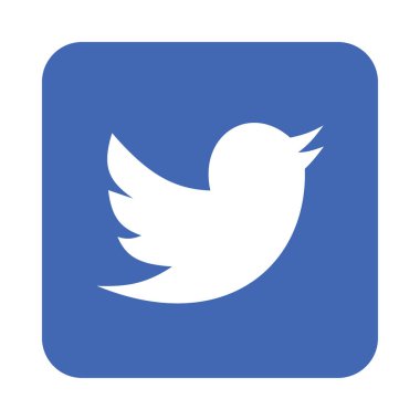Voronej, Rusya - 10 Kasım 2018: Twitter logo simge