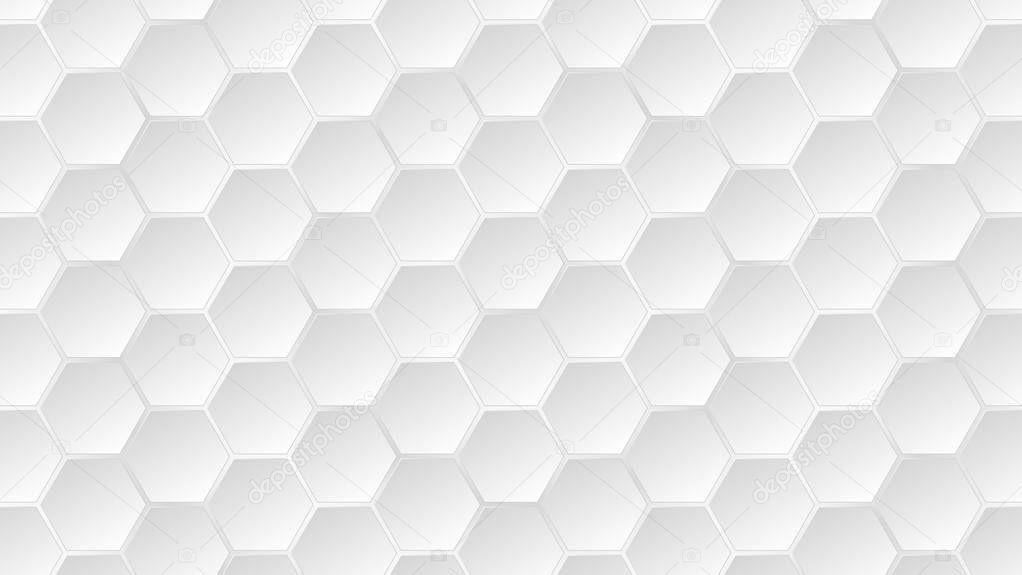 Abstract background of hexagons