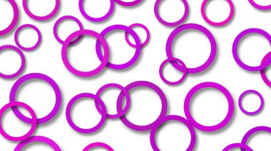 Gölgeleri olan halkaların soyut arka planı