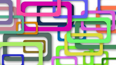 Dikdörtgen çerçevelerin gölgeli soyut arka planı