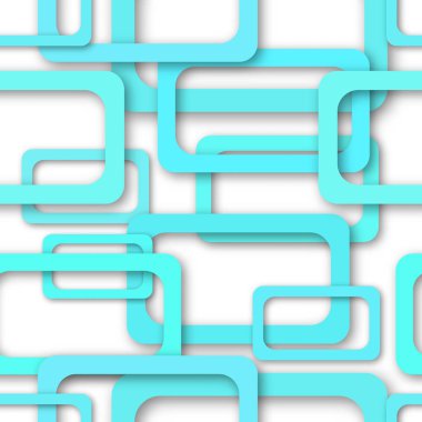 Gölgelerli dikdörtgen çerçevelerin soyut sorunsuz deseni