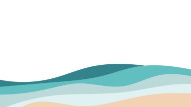 Renk dalgalarının soyut renkli arkaplanı. Broşür, kapak ya da pankart için şablon