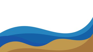 Renk dalgalarının soyut renkli arkaplanı. Broşür, kapak ya da pankart için şablon