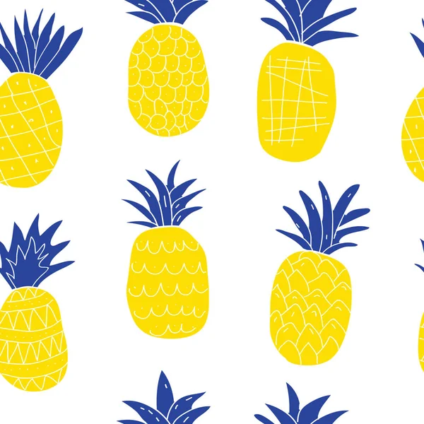 renkli soyut ananas seamless modeli