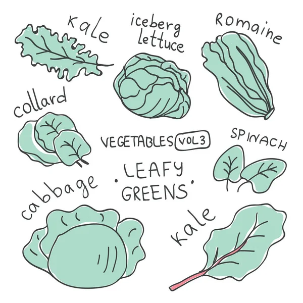 Elle çizilmiş doodle renkli sebze ile ayarlayın. Stil vektör toplama kroki. Sebze düz Icons set