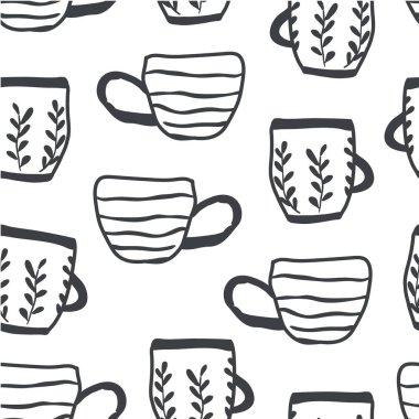 İskandinav tarzı cups ile Seamless modeli