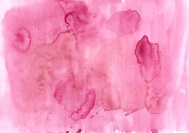 Pembe bahar suluboya resim el kağıt dokusu üzerinde boya. Modern arka plan tasarımı için.