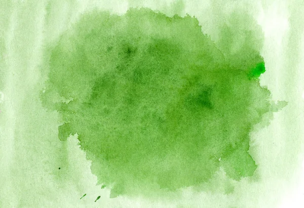 Современная Зеленая Рука Рисует Акварельную Текстуру Фона Абстрактная Краска Рамки — стоковое фото