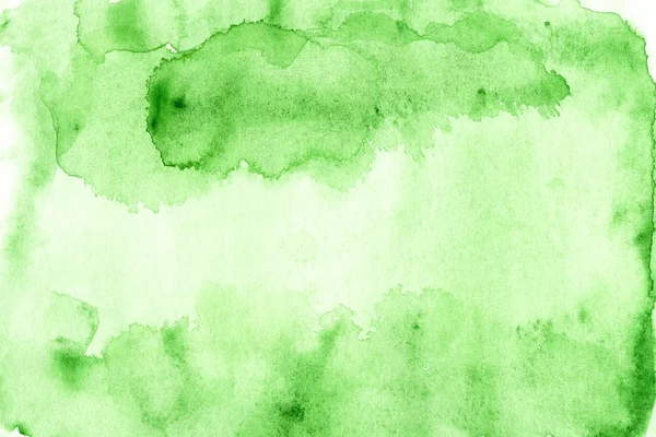 Wiosenne Zielone Tło Akwarela Tekstury Tła Abstrakcja Akwarela Ręki Farby — Zdjęcie stockowe