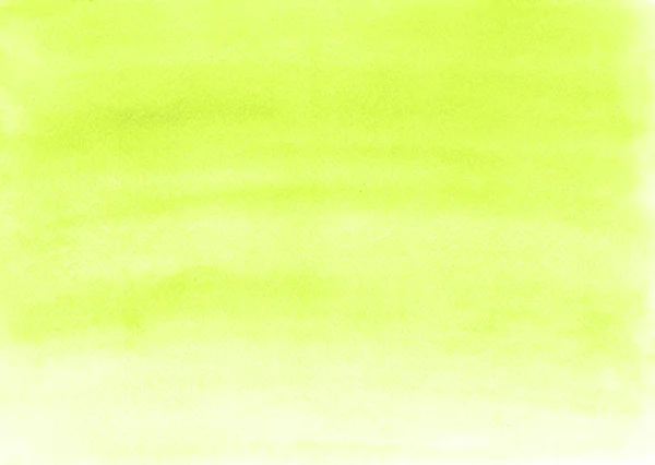 Homogene Groene Aquarel Achtergrond Met Kleurovergang Getekend Met Een Penseel — Stockfoto