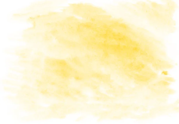 Mancha Acuarela Difusa Amarilla Fondo Texturizado Abstracto Espacio Para Propio — Foto de Stock
