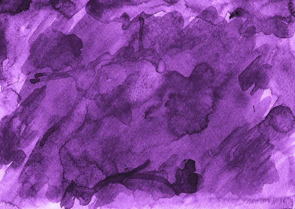 Purple watercolor background for designers, mock-ups, invitations, postcards, like canvas for text and congratulations.