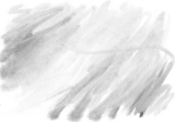 Preto Branco Mão Desenhada Fundo Aquarela Textura Papel Aquarela — Fotografia de Stock