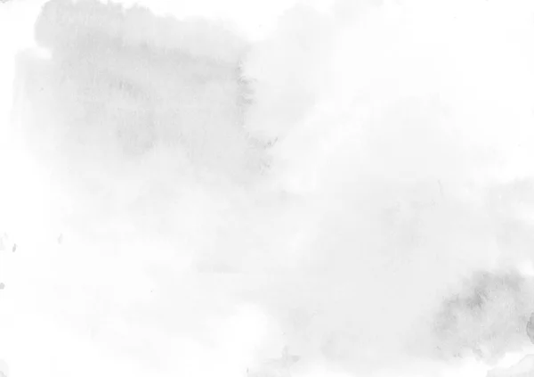 白で隔離 非常に軽いペンキの液体スプラッタと抽象的なグレー水彩背景画像 — ストック写真