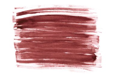 Suluboya el çizilmiş çizgiyi çizgili izole Bordo kırmızı leke duvar kağıdı, metin tasarım için beyaz arka plan üzerinde. Parlak şablon kağıt doku çizgileri resimde KiCZ öğesi kartı, yazdırma, etiketi için