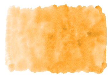 Sarı boyalı suluboya arka plan. Sulu boya bant satırı, metin kartları tasarımı için şablon katmanlı.