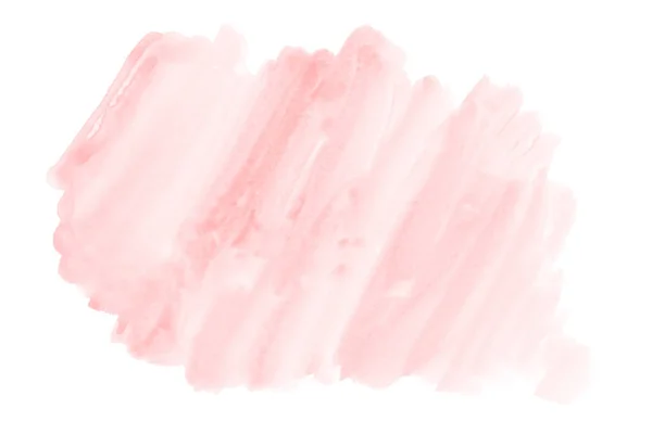 Soft Pink Hand Drawn Watercolor Shape Background Your Design — Stock Photo, Image