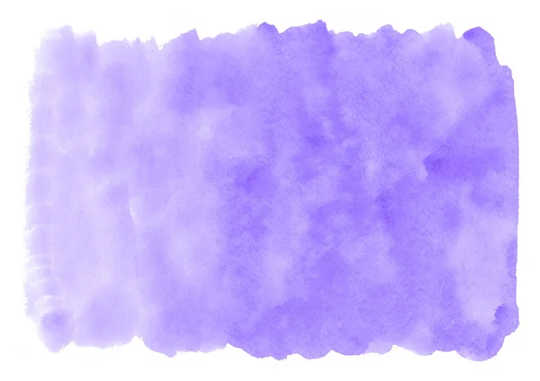 Violeta Abstrato Pintado Fundo Aquarela Linha Banda Aquarela Camadas Modelo — Fotografia de Stock