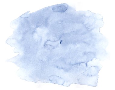 Doku ışık mavi suluboya soyut üzerine kağıt yağlıboya, yapılan öz illüstrasyon.