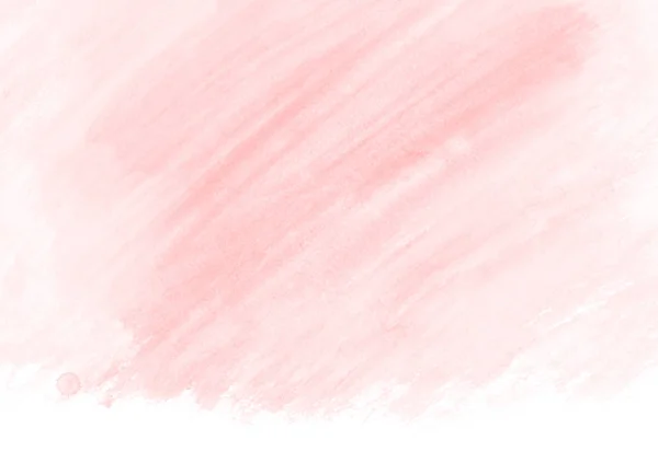 Világos Rózsaszín Akvarell Háttér Elszigetelt Fehér Papír Anyagminőség Szöveg Címke — Stock Fotó