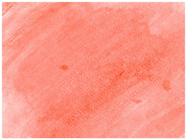 Textura de pintura abstracta de tela de papel acuarela dibujada a mano roja. R — Foto de Stock