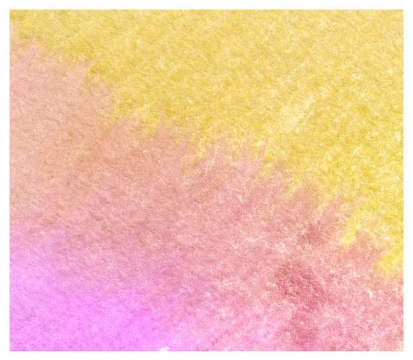 Abstract colorful pink yellow watercolor background — Stock Photo, Image