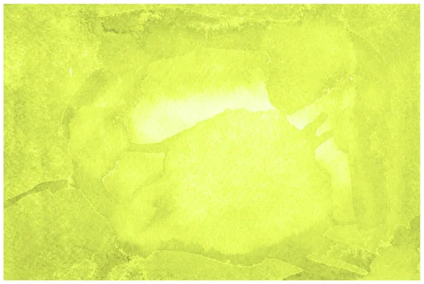 Lime Punch amarelo verde abstrato aquarela mão pintura textura — Fotografia de Stock