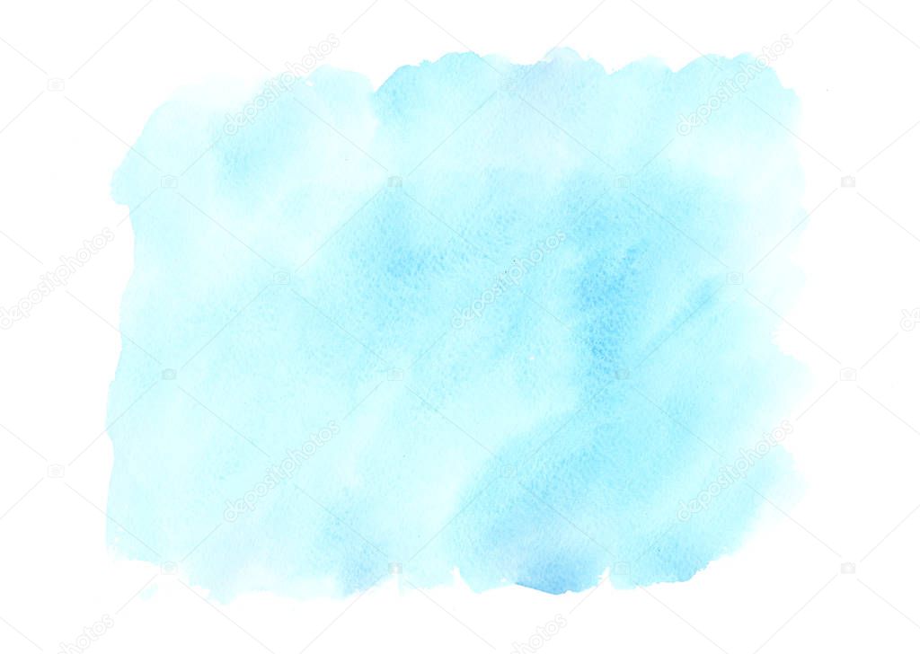 Light blue brush watercolor texture