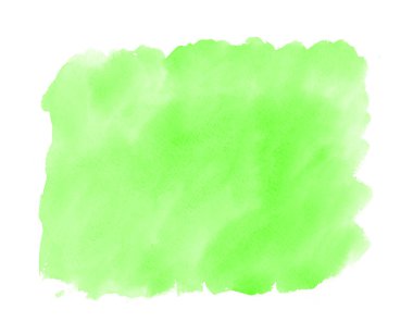 Açık yeşil fırça sulu boya dokusu