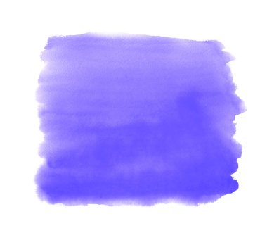 Fırça darbeleriyle boyanmış modern mor suluboya boya.