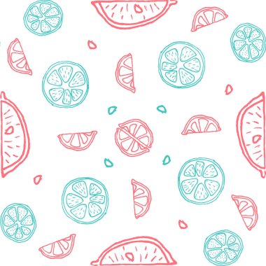 Kusursuz desen ve organik, sağlıklı ve vejetaryen yiyecekler paketlemek için arka plan. Doğrusal bitkiler desen vektörü