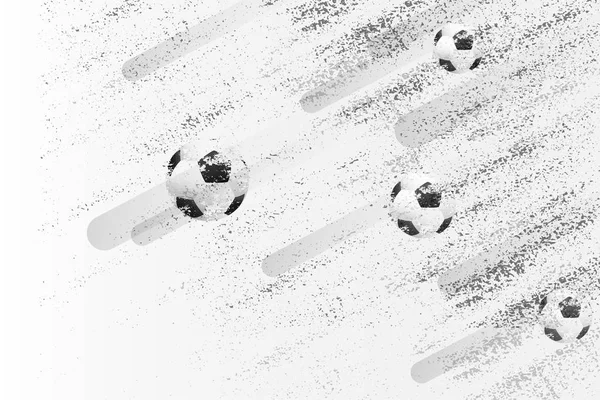 Soyut siyah beyaz grunge futbol, futbol vektör arka plan.