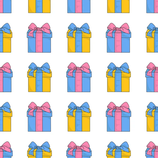 Party Gift Valentine Day Seamless Pattern Verlustration Print Fabric Digital — стоковый вектор