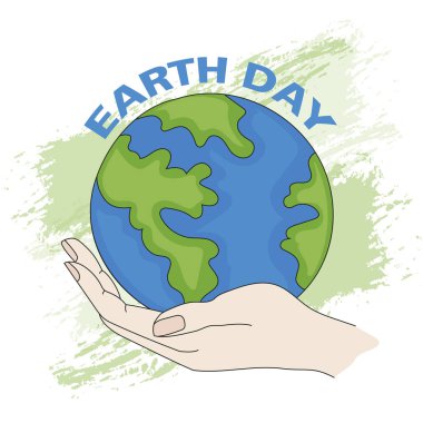 Earth Planet Day ekolojik çevre kirliliği sorun Banner Vector Illustration set baskı kumaş ve dekorasyon