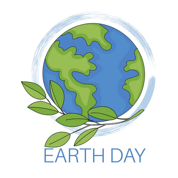 EARTH DAY Planet Ecological Environmental Pollution Problem Holiday Banner Vector Illustration Set for Print Fabric and Decoration