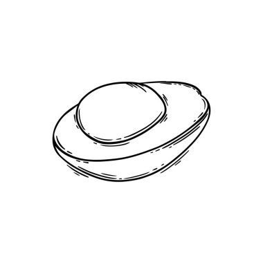 AVOCADO Tropikal Meyve Sağlığı Beslenme Paleo Keto Diyet Botanik Doğa Vektörü Yazdırma ve Dekorasyonu