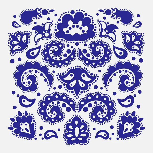 Pattern Макер Татарський Орнамент Елементи Векторні Ілюстрації — стоковий вектор