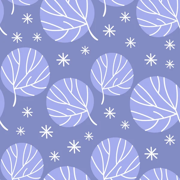 Illustration Vectorielle Motif Sans Couture Hiver Alaska Sketch — Image vectorielle