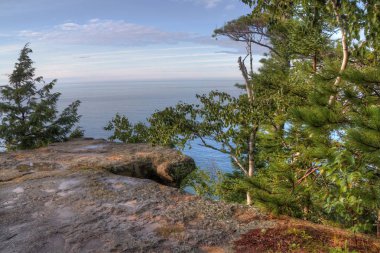 Boyalı kayalar Ulusal Lakeshore üst Michigan konumlar geniş bir çeşitlilik vardır