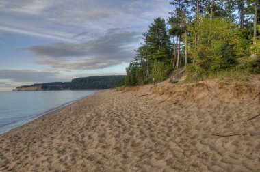 Boyalı kayalar Ulusal Lakeshore üst Michigan konumlar geniş bir çeşitlilik vardır