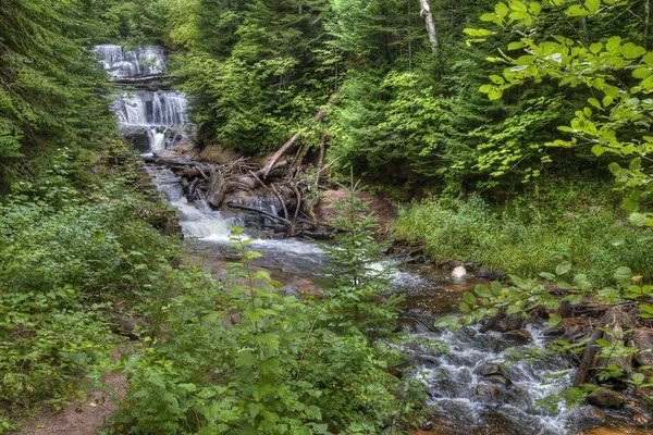 Malované Kameny Národní Lakeshore Horním Michiganu Celou Řadu Atrakcí — Stock fotografie