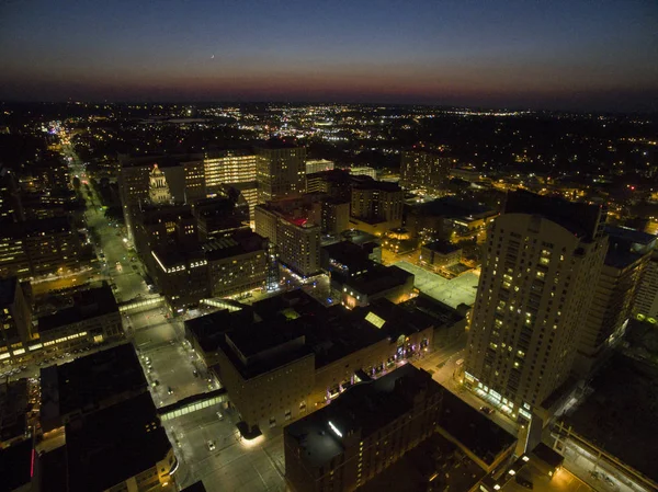 Rochester Större Stad South East Minnesota Centrerad Kring Hälso Och — Stockfoto