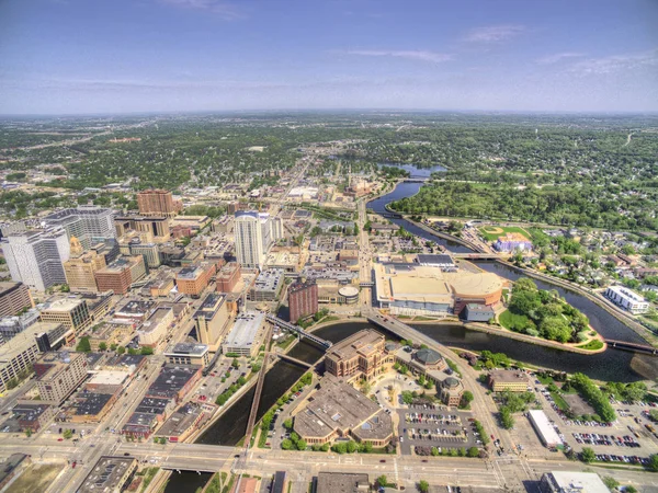 Rochester Uma Cidade Importante Sudeste Minnesota Centrada Torno Cuidados Saúde — Fotografia de Stock