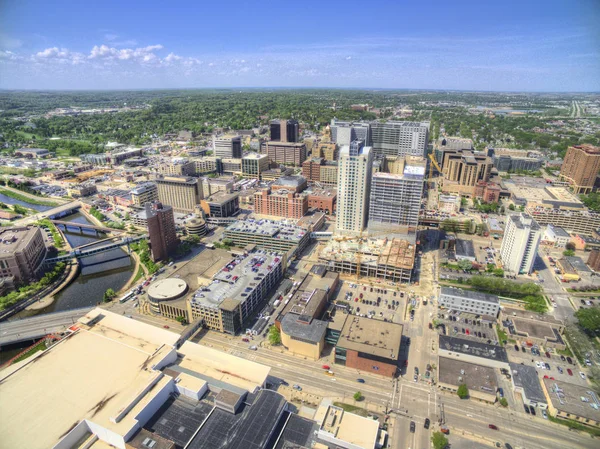 Rochester Större Stad South East Minnesota Centrerad Kring Hälso Och — Stockfoto