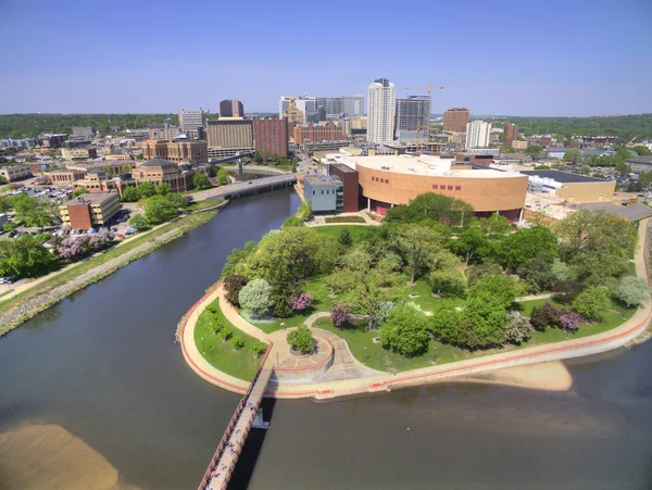 Rochester Είναι Μια Σημαντική Πόλη Στη Νότια Μινεσότα Ανατολή Επικεντρώνεται — Φωτογραφία Αρχείου