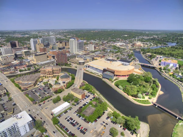 Rochester Una Grande Città Nel Sud Est Del Minnesota Incentrata — Foto Stock