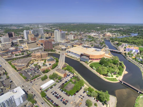 Rochester Είναι Μια Σημαντική Πόλη Στη Νότια Μινεσότα Ανατολή Επικεντρώνεται — Φωτογραφία Αρχείου