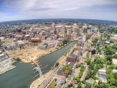 Providence, Rhode Island yukarıda hava bir yardımcı tarafından yaz aylarında da görüleceği