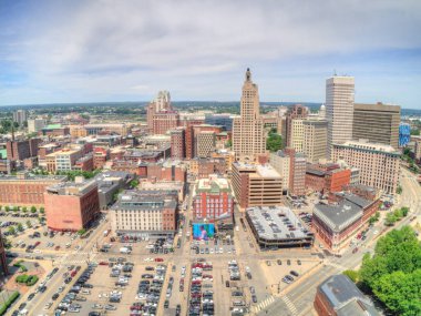 Providence, Rhode Island yukarıda hava bir yardımcı tarafından yaz aylarında da görüleceği
